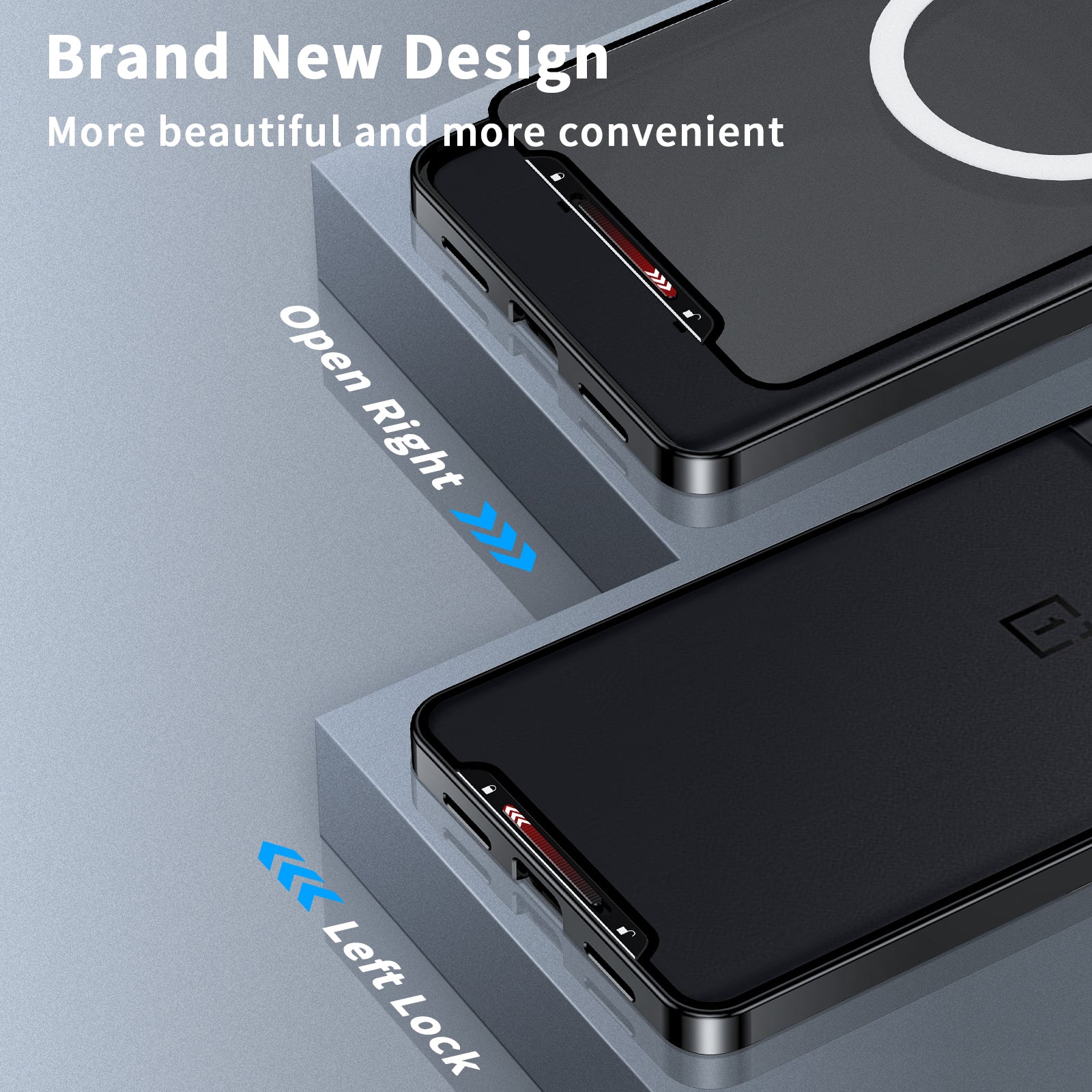 For OnePlus 12 5G Matte Case Compatible with MagSafe Metal Frame Protective Phone Cover - Black For OnePlus 12 5G Matte Case Compatible with MagSafe Metal Frame Protective Phone Cover - Black